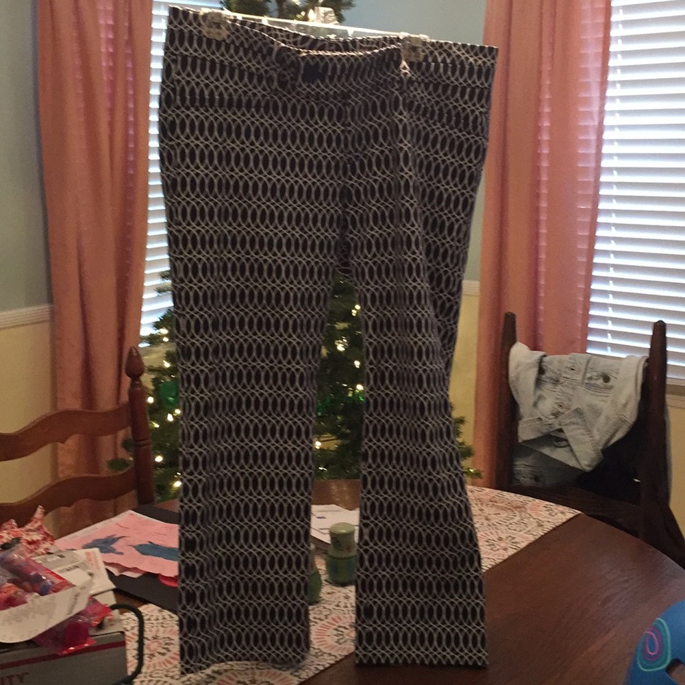 Navy lily pulitzer crop pants Sz 12